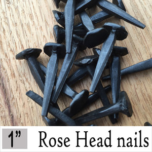 Antique nail, antique iron nail, rosehead nail, rose head nail