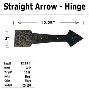 12.25" - Straight Arrow - Strap - DS-110
