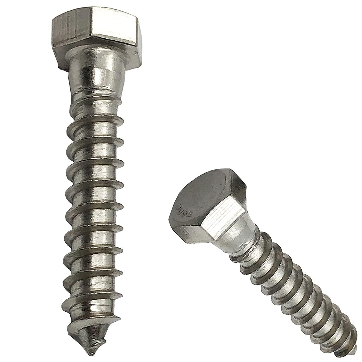 1/4" X 1.5" 304 Grade Stainless Steel lag