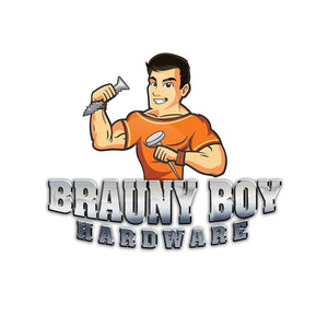 BRAUNY BOY HARDWARE - ¼” x 1.5” - Rustic Square Head Lag Wood Screws – Decorative Antique Metallic Square Drive Lag Bolts – Bare Metal - ¼ in x 1 ½ in - for Hinges, Cabinets & Doors (25, Screws)