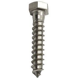 1/4" X 1.5" 304 Grade Stainless Steel lag