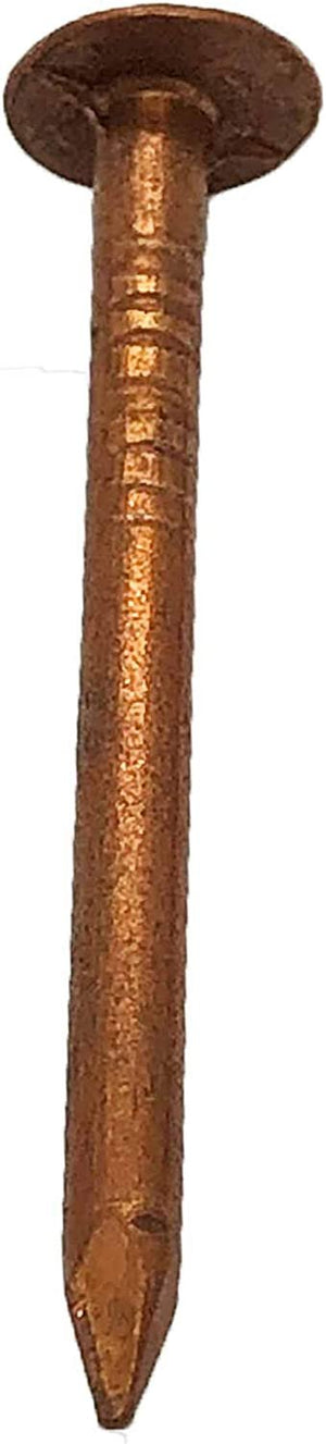 Antique Hardware Depot – 1.5 Inch – Pure Copper Nails for Roofing, Flashing, Finish & Boat – 1.5” (38mm) Long – 3/8” nail head – Quality Solid Copper Clavos nail – Package Quantity (lbs)