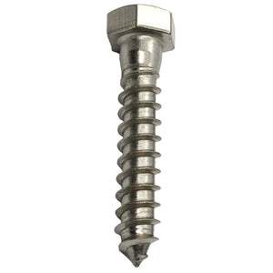 1/4" X 1.5" 304 Grade Stainless Steel lag