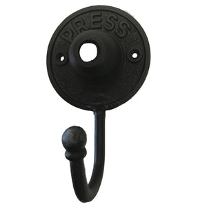 5"- Wrought Iron Door Bell - Hook - BB-254