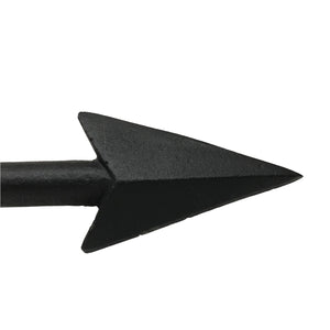 14"- Black Arrow-Open Feather - Handle - BB-02