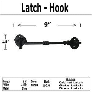 9"- Eye Hook - Latch - BB-134