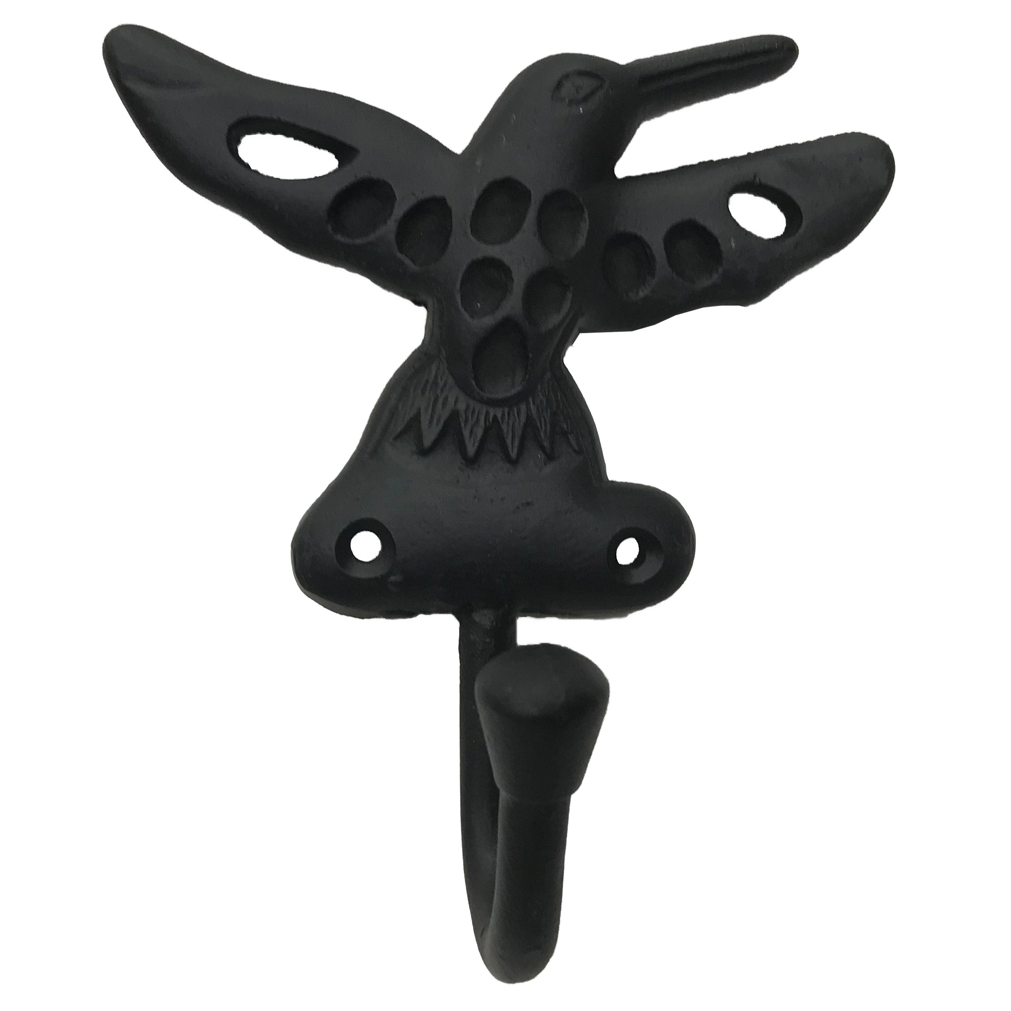 Wrought Iron Humming Bird-Coat Hook BB-248