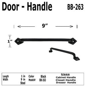 9" - Colonial Tri Point - Cabinet Door Pull Handle - BB-263