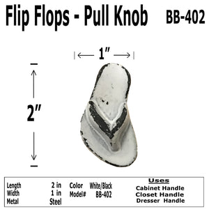 2" - FLIP FLOPS - Cabinet Door Pull Knob - BB-402