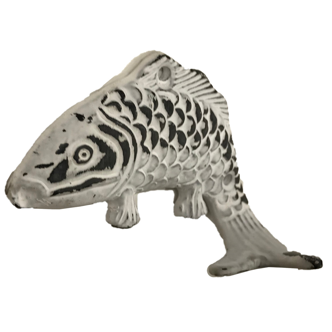bass fish door hook 3.5"- Brass Fish Hook-Coat Hook - BB-12