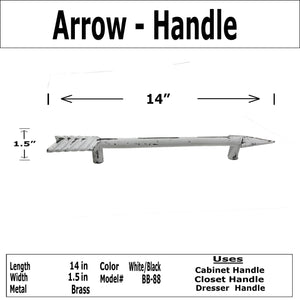 14"- Arrow-Open Feather Handle - BB-88