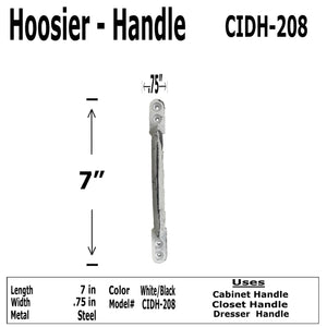 7" - Tall Distress Hoosier Style - Cabinet Handle - CIDH-208