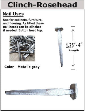 Clinch nail - 1.5"