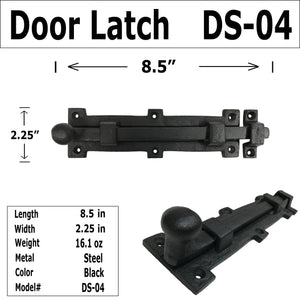 8.5"- Slide Gate Door - Latch - DS-04
