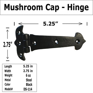 5.25" - Mushroom Head - Hinge - DS-114