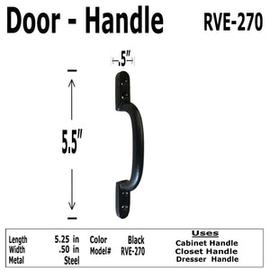 5.5" - Plain Colonial - Door Handle - RVE-270