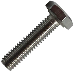 4mm x 8mm - 1.25 Pitch - 304 Stainless Steel Bolt - A2-70, Full Thread, Bright Finish, Machine Thread-Metric Bolt (20)
