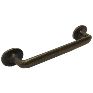 8" Primitive Colonial Style - BB-603 - Iron Cabinet Knob Handle - For Gate, Drawer, Closet, Cabinet, Dresser - Black Finish For interior & Exterior Designing (2)