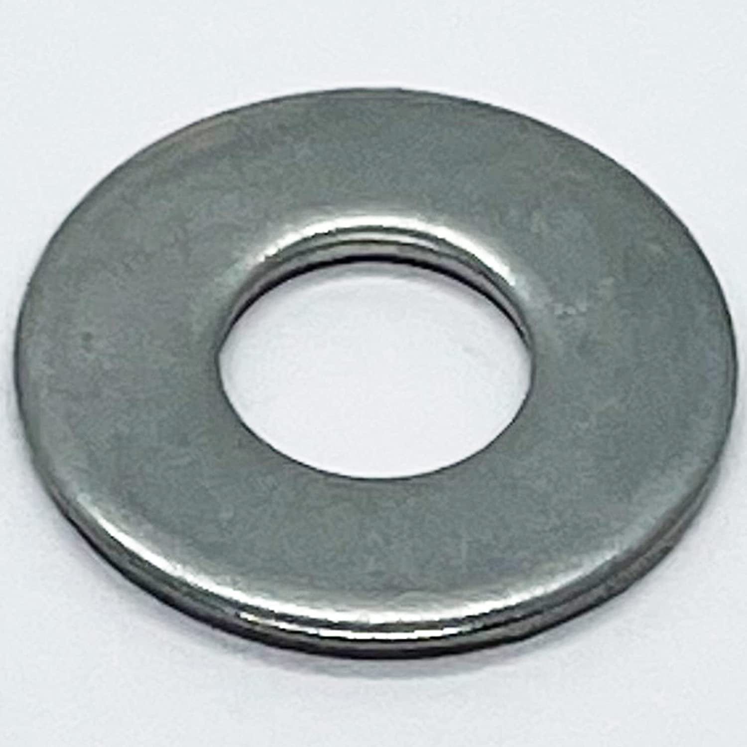 1/2 x 1 1/2 OD - Stainless Steel Round Flat Washers - 304