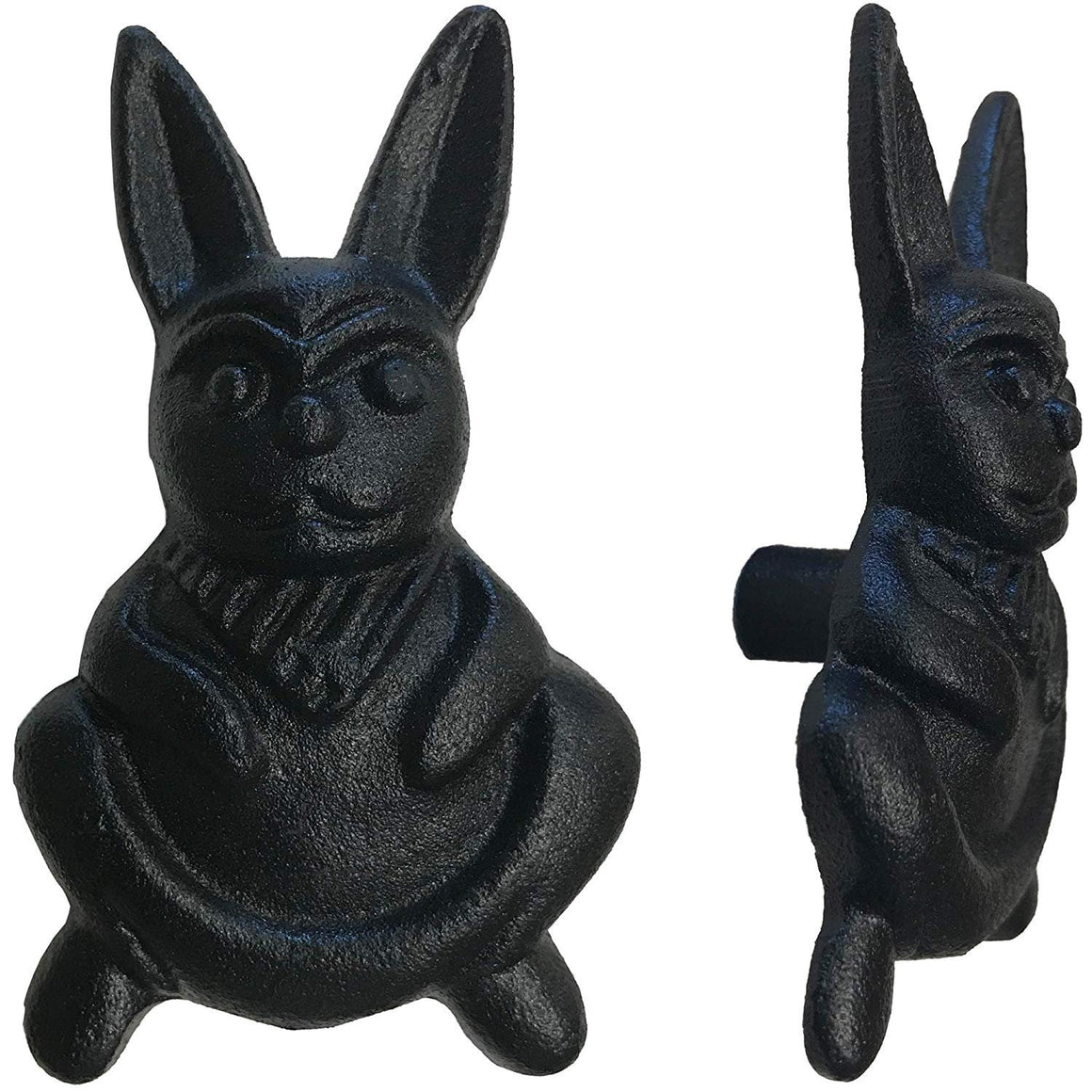 2.75" Bunny Rabbit - DS-39 - Cabinet Knob Handle - For Gate, Drawer, Closet, Cabinet, Dresser - Black Finish For interior & Exterior Designing - DS-39 (1)