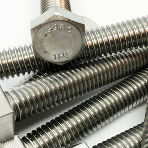 1/4" x 1.5" - 20. 304-STAINLESS STEEL - HEX HEAD BOLT - 304 GRADE. General Purpose - Hurricane Bolt