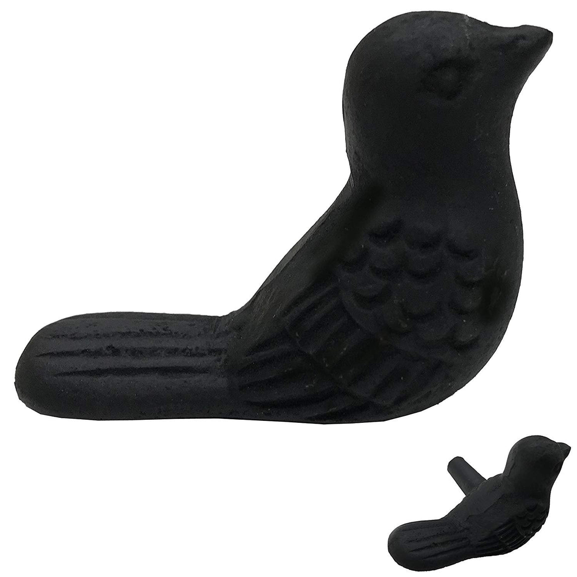 2.5"- Bird - BB-355 - Cabinet Knob Handle - For Gate, Drawer, Cabinet - Black Finish For interior & Exterior Designing - BB-355 (10)