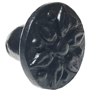 1.5" - Flower Top - DS-80 - Cabinet Knob Handle - For Gate, Drawer, Cabinet, Dresser - Black Finish For interior & Exterior Designing (1)