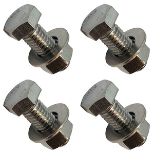 3/8" -16 x 1.5". 304-STAINLESS Steel Bolts, Nuts & WASHERS - 18-8 HEX Head Bolt - 304 Grade. General Purpose - Bolts + Nuts + Washers (100)