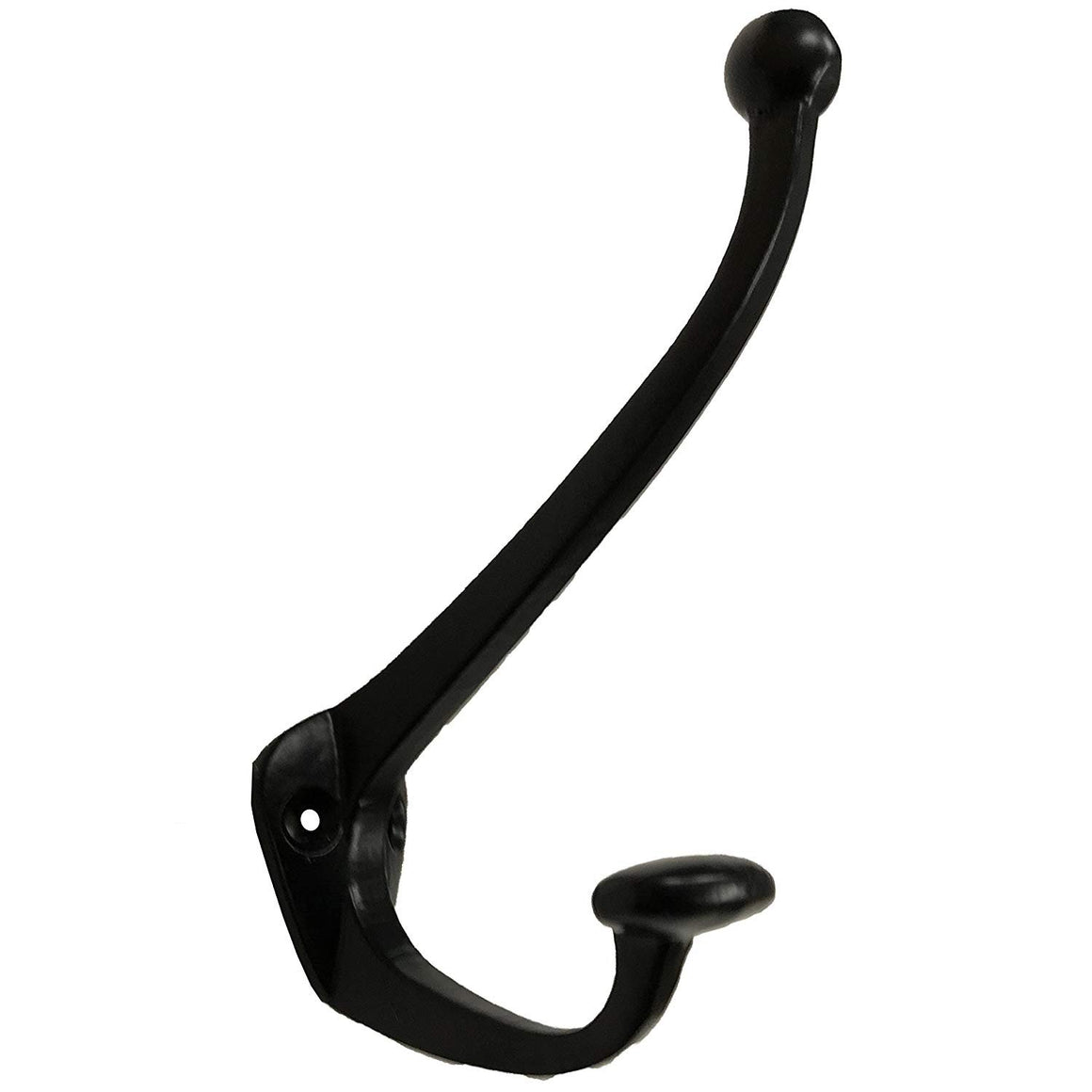 5.5" Coat Hook - BB-327 - For coats, bags, hand towel etc - Black Finish For interior & Exterior Designing Wrought Iron Coat Hook