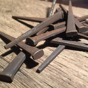 1.5" - 4d Cut Flooring Nails - Antique Historic Reproduction Nails (100)