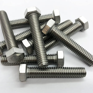 3/8" -16 x 2". 304-STAINLESS Steel Bolts, Nuts & WASHERS - 18-8 HEX Head Bolt - 304 Grade. General Purpose - Bolts + Nuts + Washers (50)