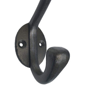 5.5" - Classic Coat Hook - BB-430 - for coats, bags, hand towel etc - Bronze finish for interior & exterior designing - Iron Coat Hook (10)