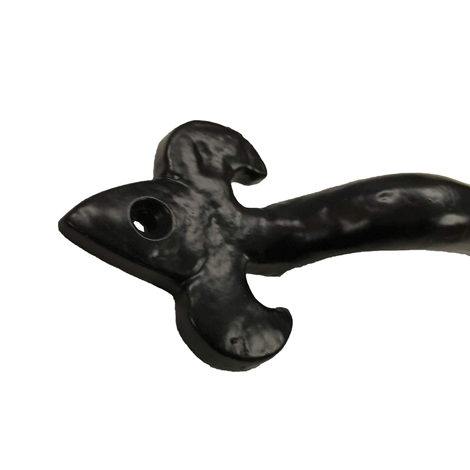 Fleur-de-Lis Black Finished Drawer Knob - UNIQANTIQ HARDWARE SUPPLY
