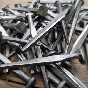 1lb Box of 1 1/2" (4d) Standard Steel Clinch-Rosehead Square Nails.