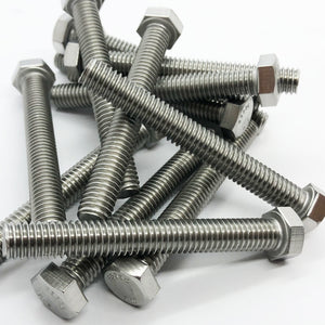 3/8" -16 x 4" - 304-STAINLESS STEEL - 18-8 HEX HEAD BOLT - 304 Grade. Rust resistant General Purpose