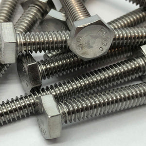 3/8" -16 x 3" - 304-STAINLESS STEEL - 18-8 HEX HEAD BOLT - 304 Grade. General Purpose - Hurricane Bolt