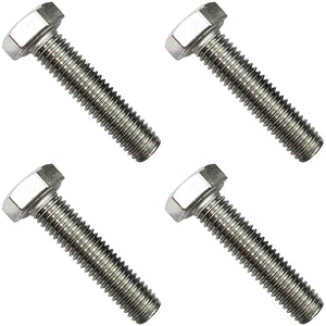 3/8" -16 x 2.5" - 304-STAINLESS STEEL - 18-8 HEX HEAD BOLT - 304 Grade. General Purpose - Hurricane Bolt (25) (25)