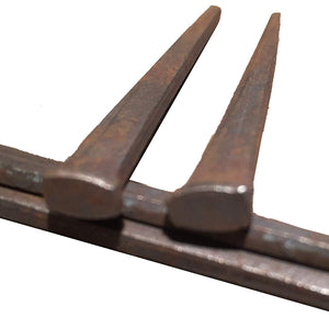 3" - 10d CUT FLOORING NAILS - Antique Historic Reproduction Nails (10)