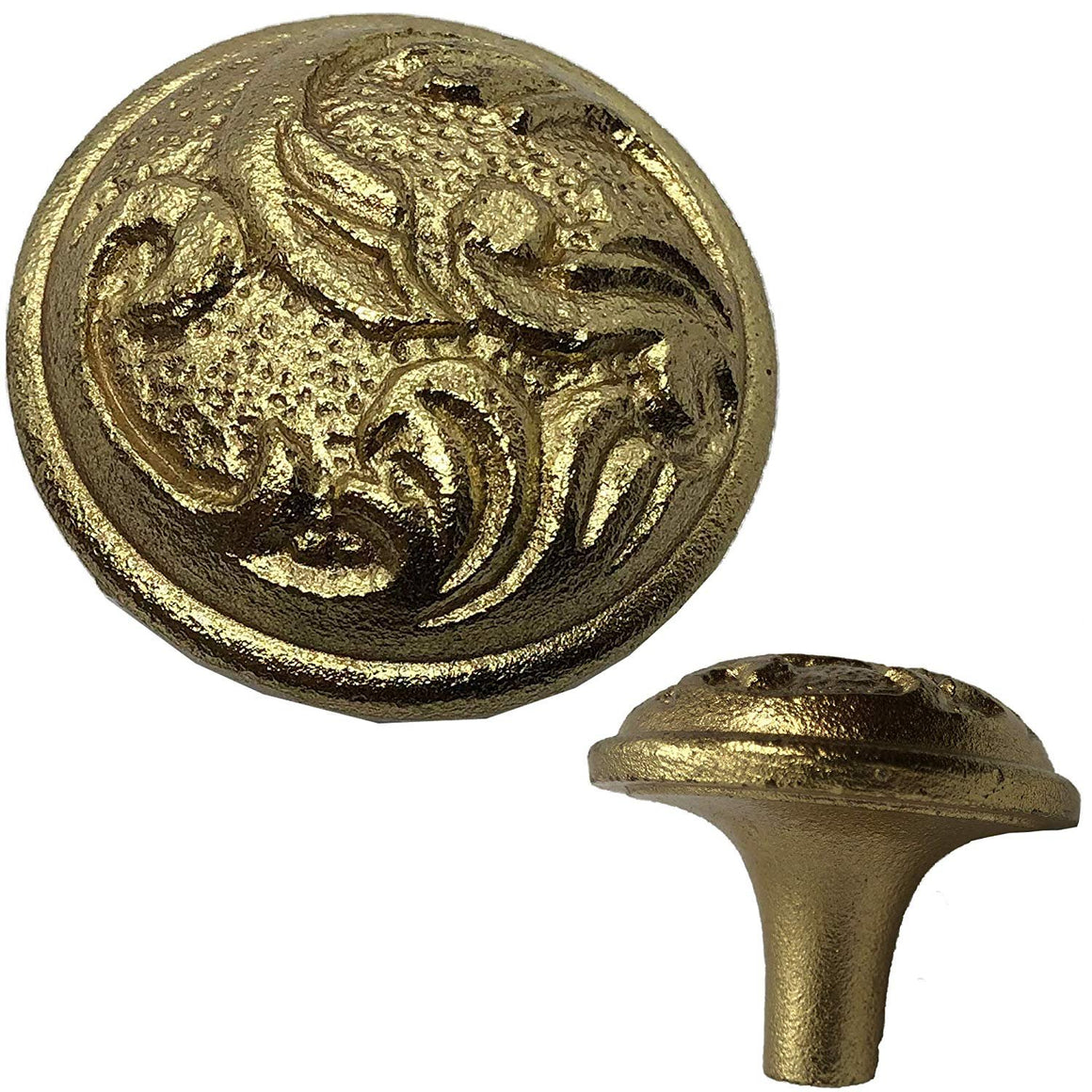 1.75"- Decorative Flower Knob - KB-114 - Cabinet Knob Handle - For Gate, Drawer, Cabinet, Dresser - For interior & Exterior Designing (1)