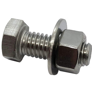 3/8" -16 x 1.5"- 304-STAINLESS Steel Bolts, Nuts & WASHERS - 18-8 HEX Head Bolt - 304 Grade