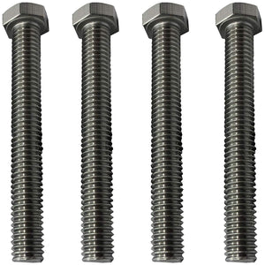 1/4" x 3" - 20. 304-STAINLESS STEEL - HEX HEAD BOLT - 304 GRADE. General Purpose - Hurricane Bolt (50)