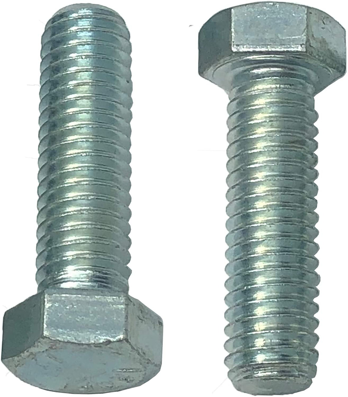 7/16 x 1-1/2" Fully Threaded Hex Tap Bolt Grade 5, Zinc Plated Steel - Coarse Thread, 7/16-14 x 1-1/2"