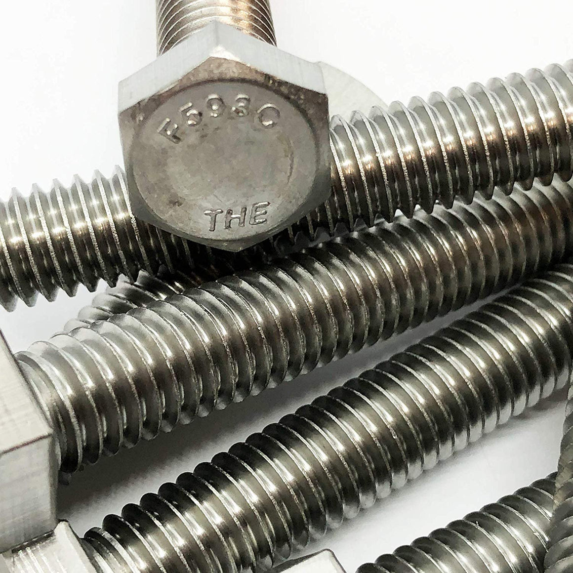 3/8" x 1" - 16. 304-STAINLESS STEEL - HEX HEAD BOLT - 304 GRADE. General Purpose - Hurricane Bolt (100)