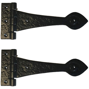 12" - Spear Decorative Iron Strap - CI-03-12 - Antique Style Iron Strap for doors, gates, cabinets, barn door straps. - CI-03-12