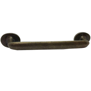 8" Primitive Colonial Style - BB-603 - Iron Cabinet Knob Handle - For Gate, Drawer, Closet, Cabinet, Dresser - Black Finish For interior & Exterior Designing (2)