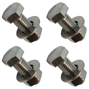 3/8" -16 x 1.5"- 304-STAINLESS Steel Bolts, Nuts & WASHERS - 18-8 HEX Head Bolt - 304 Grade. General Purpose - Bolts + Nuts + Washers - 3/8 in x 1.5 in by BRAUNY BOY HARDWARE (50)