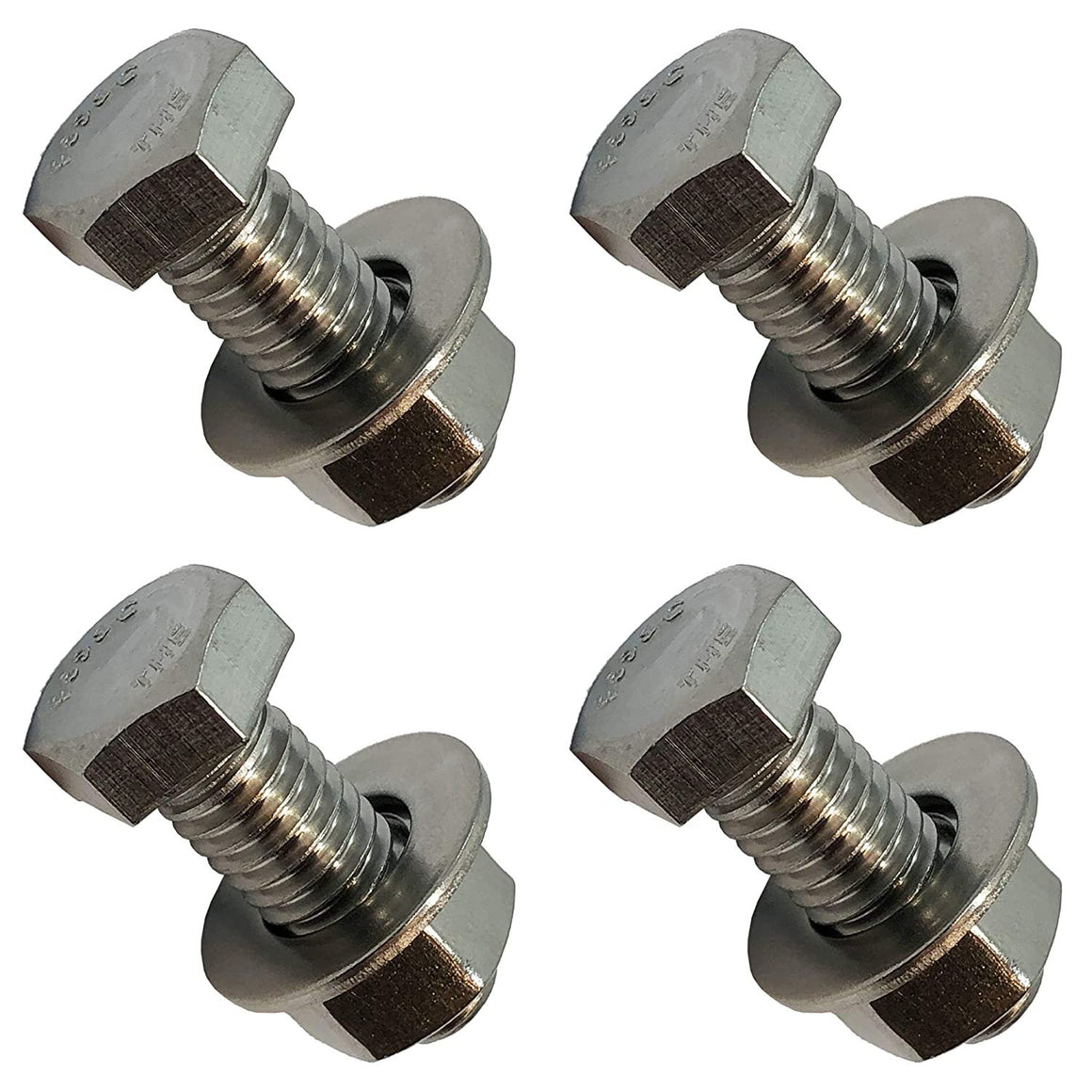 3/8" -16 x 1.5"- 304-STAINLESS Steel Bolts, Nuts & WASHERS - 18-8 HEX Head Bolt - 304 Grade. General Purpose - Bolts + Nuts + Washers - 3/8 in x 1.5 in by BRAUNY BOY HARDWARE (50)