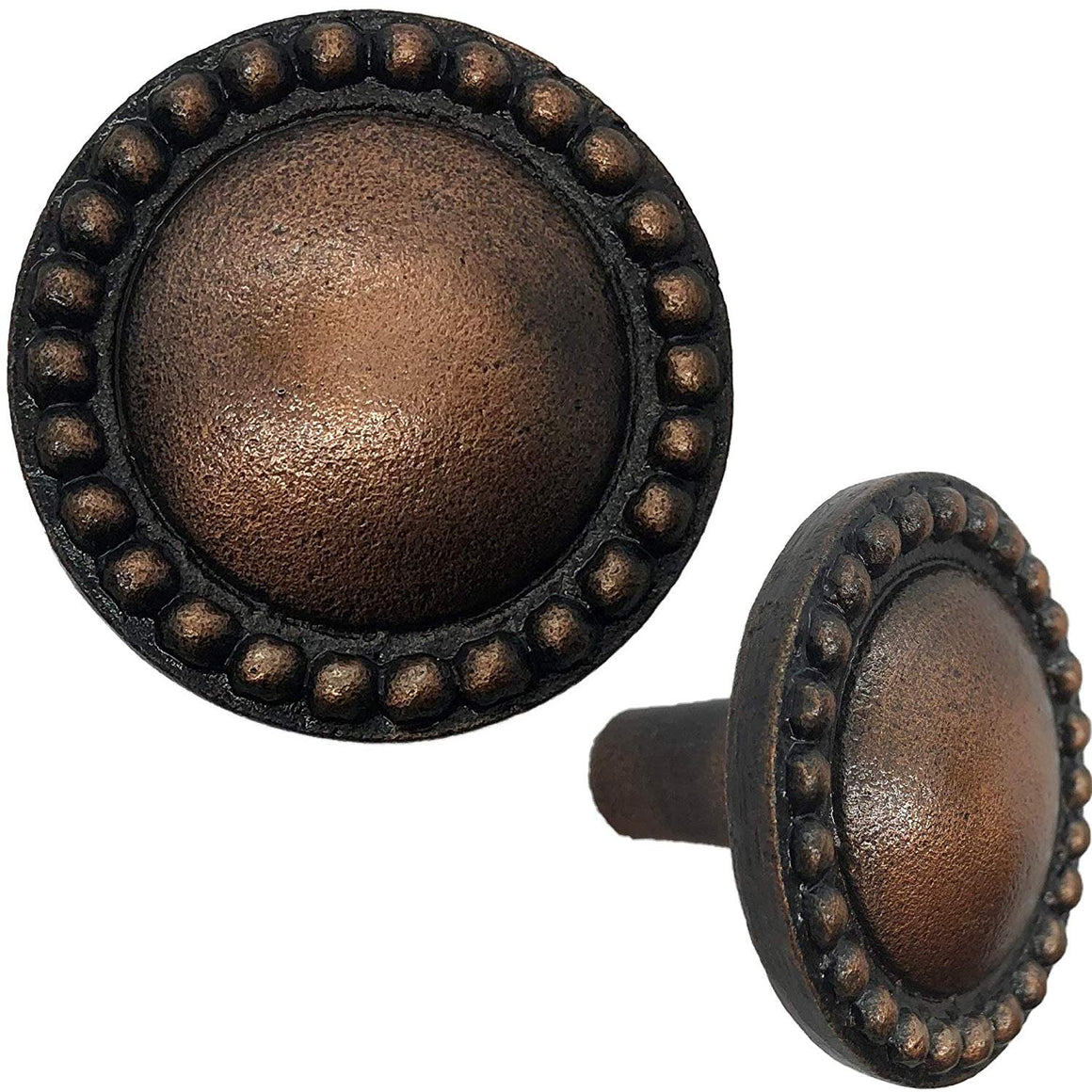 1.75"- Decorative Colonial Knob - KB-123 - Antique Style Cabinet Knob Handle - For Gate, Drawer, Cabinet, Dresser - For interior & Exterior Designing