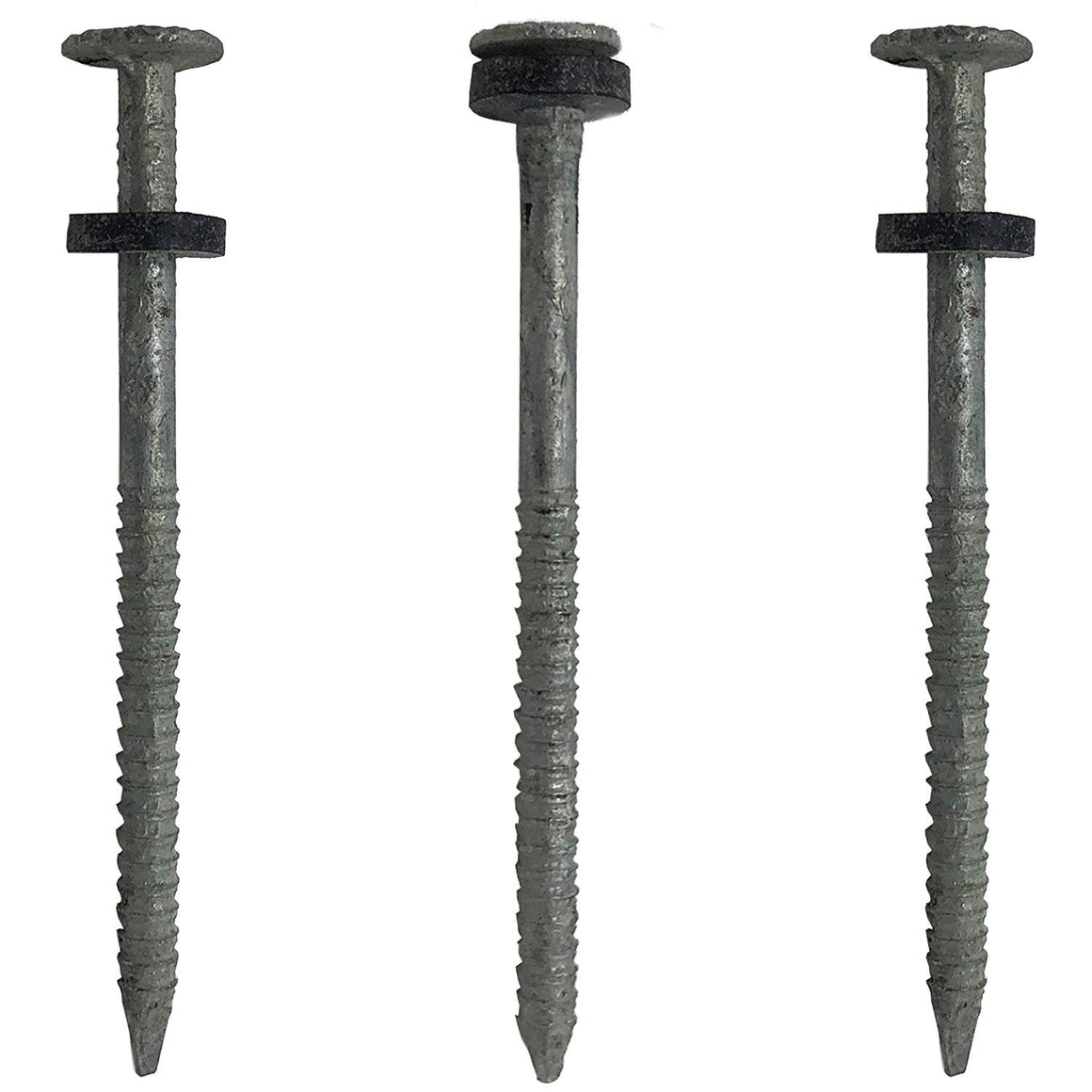 2.5" - 8d - Galvanized Ring Shank - Washer Nail - Anchor Down nail - for roofing uses - lbs